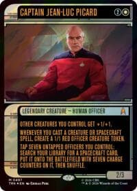 Captain Jean-Luc Picard (Showcase) (Surge Foil) - Star Trek - Magic: The Gathering card