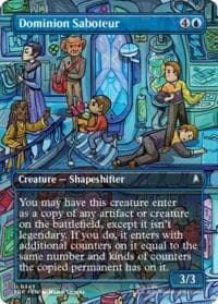 Dominion Saboteur (Borderless) - Star Trek - Magic: The Gathering card