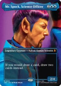 Mr. Spock, Science Officer (Borderless) - Star Trek - Magic: The Gathering card