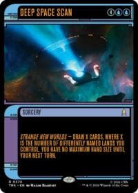 Deep Space Scan (Showcase) - Star Trek - Magic: The Gathering card