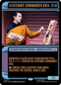 Lieutenant Commander Data (Showcase) - Star Trek - Magic: The Gathering card