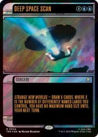 Deep Space Scan (Showcase) (Surge Foil) - Star Trek - Magic: The Gathering card