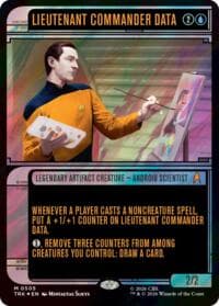 Lieutenant Commander Data (Showcase) (Surge Foil) - Star Trek - Magic: The Gathering card
