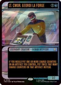 Lt. Cmdr. Geordi La Forge (Showcase) (Surge Foil) - Star Trek - Magic: The Gathering card