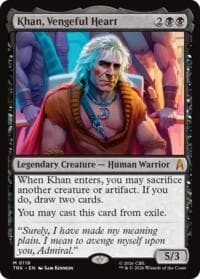 Khan, Vengeful Heart - Star Trek - Magic: The Gathering card