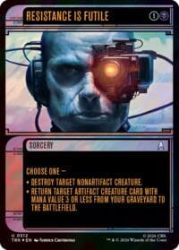 Resistance Is Futile (Showcase) (Surge Foil) - Star Trek - Magic: The Gathering card