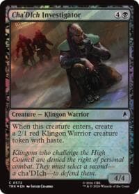 Cha'DIch Investigator (Surge Foil) - Star Trek - Magic: The Gathering card