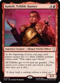 Koloth, Tribble Hunter - Star Trek - Magic: The Gathering card