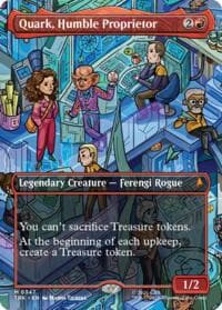 Quark, Humble Proprietor (Borderless) - Star Trek - Magic: The Gathering card