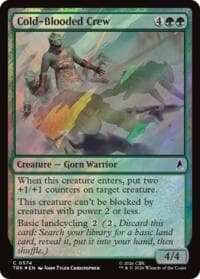 Cold-Blooded Crew (Surge Foil) - Star Trek - Magic: The Gathering card