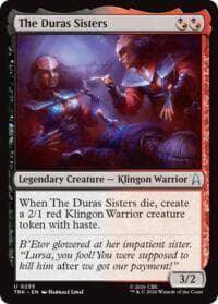 The Duras Sisters - Star Trek - Magic: The Gathering card