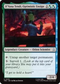 D'Vana Tendi, Optimistic Ensign - Star Trek - Magic: The Gathering card