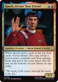 Spock, Always Your Friend - Star Trek - Magic: The Gathering card