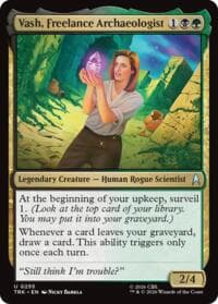 Vash, Freelance Archaeologist - Star Trek - Magic: The Gathering card