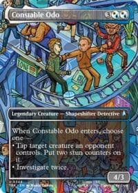 Constable Odo (Borderless) - Star Trek - Magic: The Gathering card