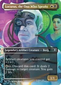 Locutus, the One Who Speaks (Borderless) - Star Trek - Magic: The Gathering card