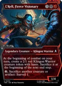 L'Rell, Fierce Visionary (Showcase) - Star Trek - Magic: The Gathering card