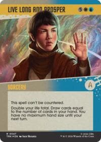 Live Long and Prosper (Showcase) (Surge Foil) - Star Trek - Magic: The Gathering card