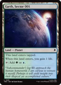 Earth, Sector 001 - Star Trek - Magic: The Gathering card