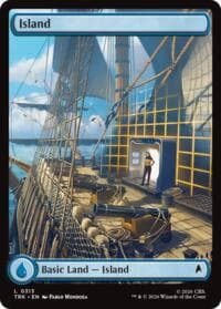 Island (0313) - Star Trek - Magic: The Gathering card