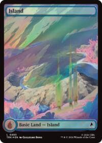 Island (0483) (Surge Foil) - Star Trek - Magic: The Gathering card