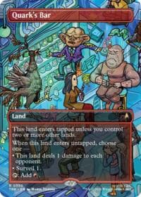 Quark's Bar (Borderless) (0350) - Star Trek - Magic: The Gathering card