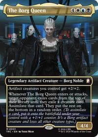 The Borg Queen (Borderless) - Commander: Star Trek - Magic: The Gathering card
