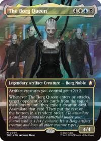 The Borg Queen (Borderless) (Surge Foil) - Commander: Star Trek - Magic: The Gathering card