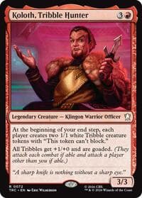 Koloth, Tribble Hunter - Commander: Star Trek - Magic: The Gathering card