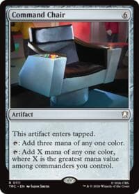 Command Chair (Surge Foil) - Commander: Star Trek - Magic: The Gathering card