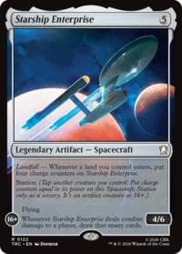 Starship Enterprise (Surge Foil) - Commander: Star Trek - Magic: The Gathering card