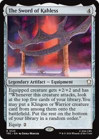 The Sword of Kahless - Commander: Star Trek - Magic: The Gathering card