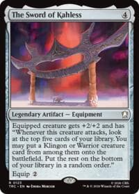 The Sword of Kahless (Surge Foil) - Commander: Star Trek - Magic: The Gathering card
