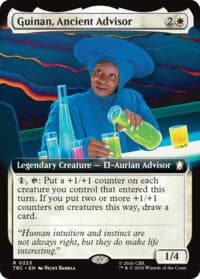 Guinan, Ancient Advisor (Extended Art) - Commander: Star Trek - Magic: The Gathering card