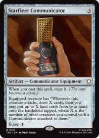 Starfleet Communicator - Commander: Star Trek - Magic: The Gathering card