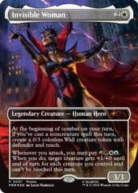 Invisible Woman (Borderless) - Unique and Miscellaneous Promos - Magic: The Gathering card