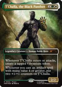 T'Challa, the Black Panther (Borderless) - Unique and Miscellaneous Promos - Magic: The Gathering card