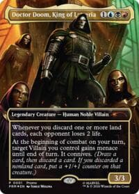 Doctor Doom, King of Latveria (Borderless) (0001) - Unique and Miscellaneous Promos - Magic: The Gathering card
