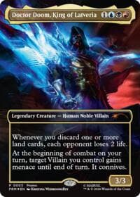 Doctor Doom, King of Latveria (Borderless) (0003) - Unique and Miscellaneous Promos - Magic: The Gathering card