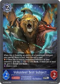 Volunteer Test Subject - Shadowverse: Evolve Promo Cards - Shadowverse: Evolve card
