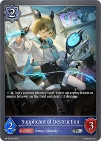 Supplicant of Destruction - Shadowverse: Evolve Promo Cards - Shadowverse: Evolve card