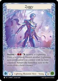 Zyggy // Volzar, Meteor Storm - Omens of the Third Age - Flesh and Blood TCG card