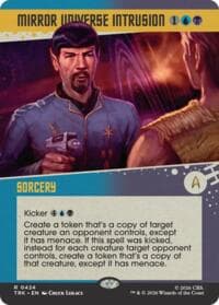 Mirror Universe Intrusion (Showcase) - Star Trek - Magic: The Gathering card