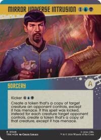 Mirror Universe Intrusion (Showcase) (Surge Foil) - Star Trek - Magic: The Gathering card