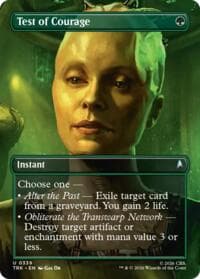 Test of Courage (Borderless) - Star Trek - Magic: The Gathering card