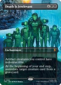Death Is Irrelevant (Borderless) - Star Trek - Magic: The Gathering card
