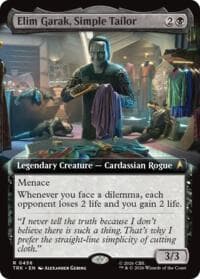 Elim Garak, Simple Tailor (Extended Art) - Star Trek - Magic: The Gathering card
