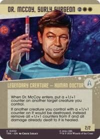 Dr. McCoy, Surly Surgeon (Showcase) - Star Trek - Magic: The Gathering card