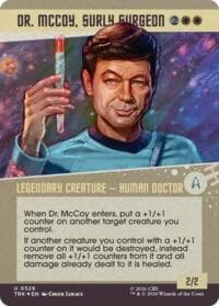 Dr. McCoy, Surly Surgeon (Showcase) (Surge Foil) - Star Trek - Magic: The Gathering card