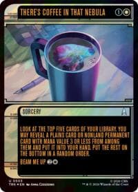 There's Coffee in that Nebula (Showcase) (Surge Foil) - Star Trek - Magic: The Gathering card